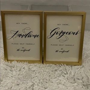 3/$10 - Wedding Greeting Frames